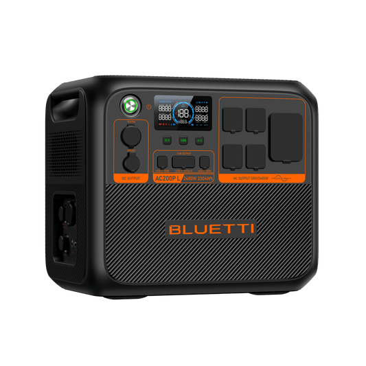 BLUETTI AC200PL Portable Power Station 2304Wh 2400W Expandable Solar Generator