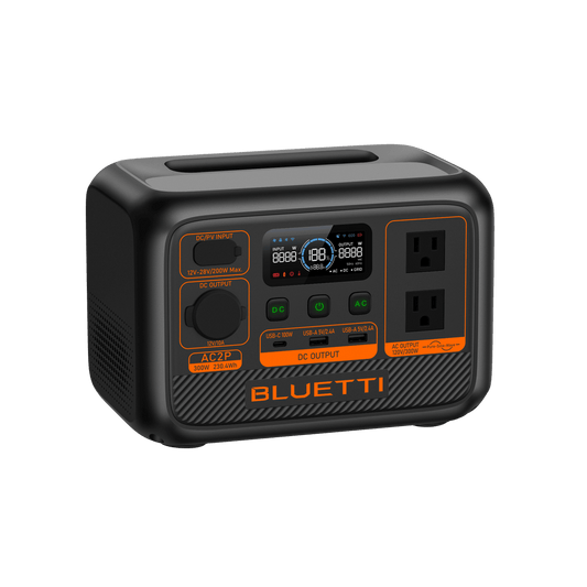BLUETTI AC2P Portable Power Station 230.4Wh LiFePO4 300W Pure Sine Wave Solar Generator