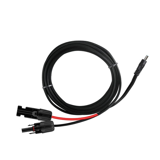 Renogy 10ft 16AWG Solar Connector Cable to 5.5x2.1mm DC Connector Adapter Cable