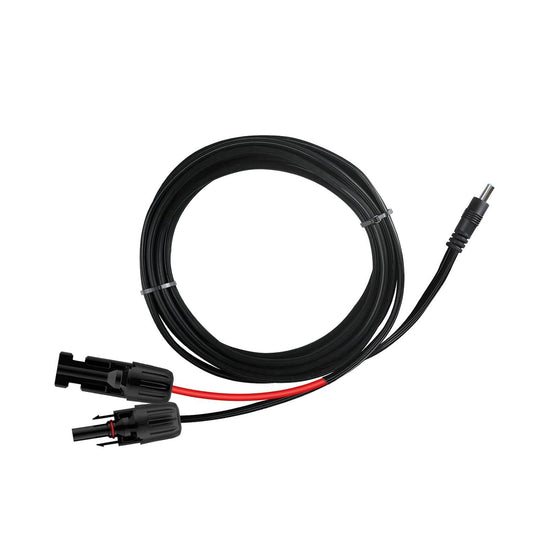 Renogy 10ft 16AWG Solar Connector Cable to 5.5x2.1mm DC Connector Adapter Cable