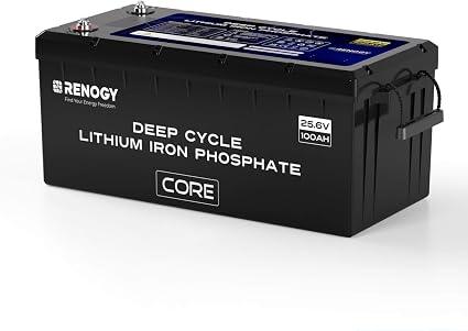 Renogy Core 24V 100Ah LiFePO4 Self-Heating Deep Cycle Battery
