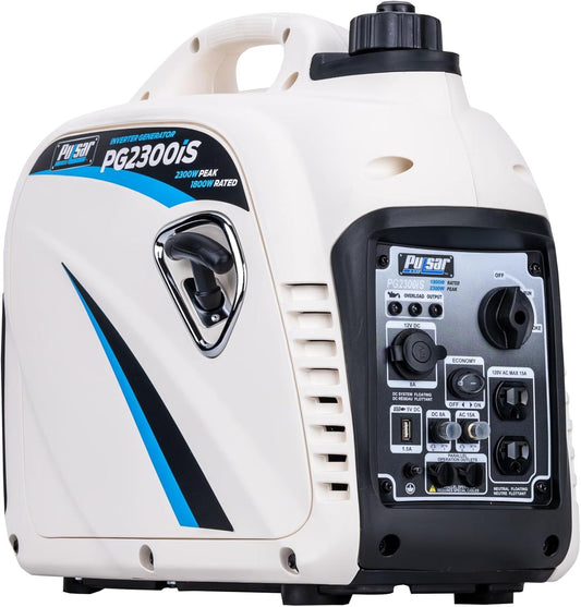 Pulsar PG2300IS 2300W Portable Quiet Inverter Generator with USB Port & Parallel Capability