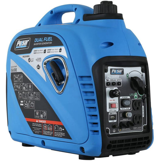 Pulsar PG2200BiS Parallel Ready Dual Fuel Portable Inverter Generator
