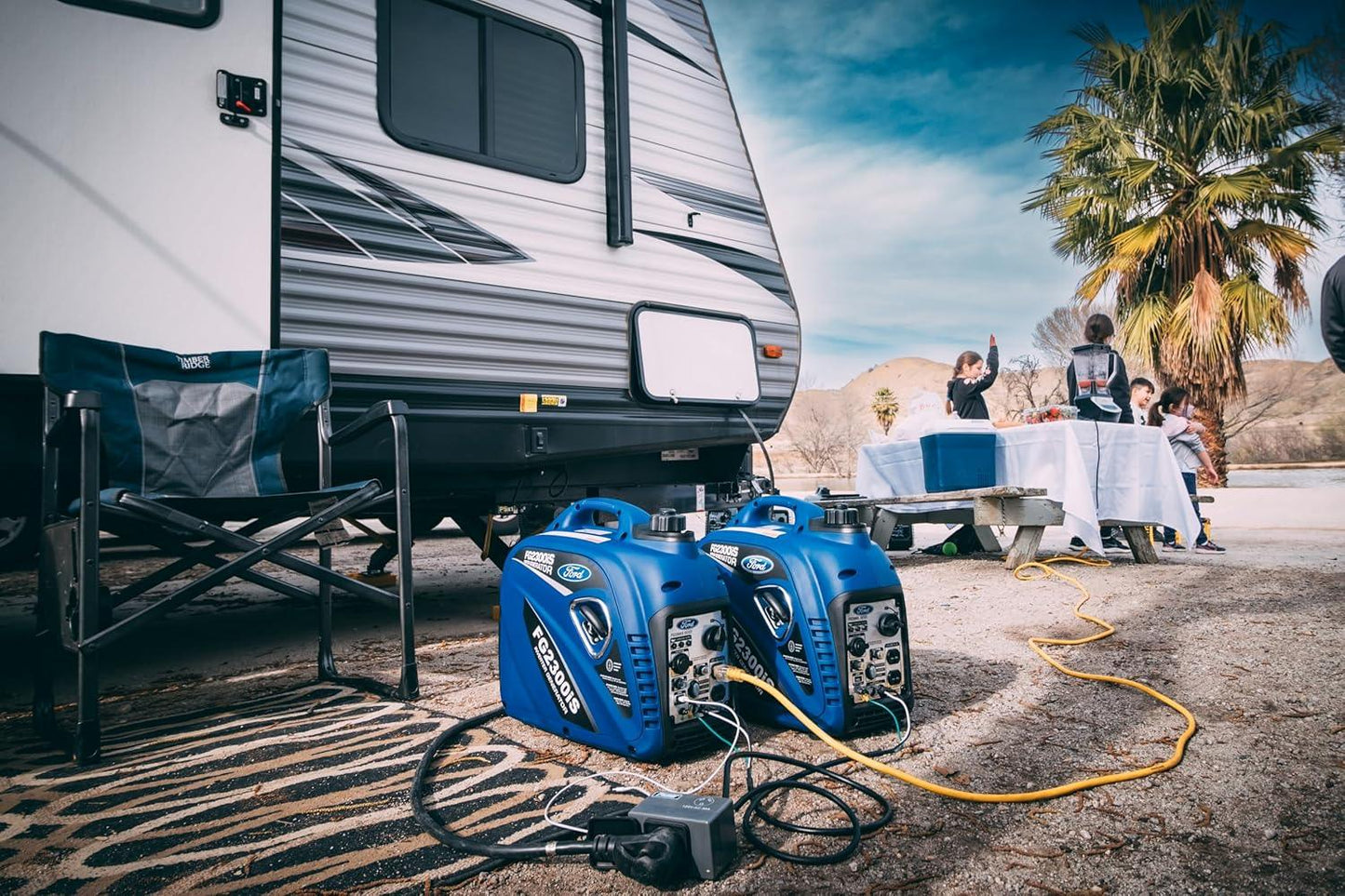 Ford 2300W Peak Portable Inverter Generator – Parallel Capable & Quiet Operation