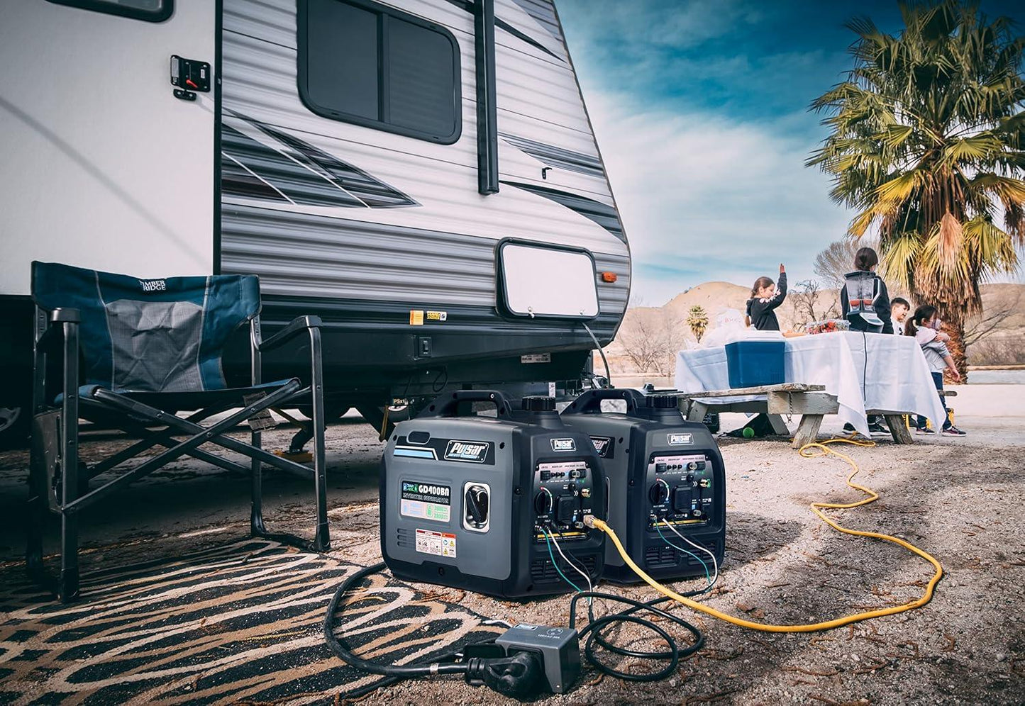 Dual Fuel Portable Inverter Generator GD400BN – 4000 Peak / 3200 Running Watts