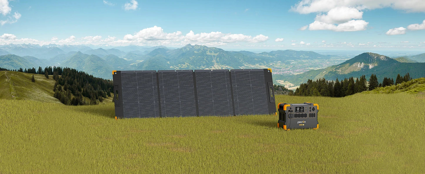 Pecron E2000LFP Portable Power Station 1920Wh Expandable to 8064Wh LiFePO4 Battery 2000W Solar Generator for Home, Camping, RV - SolarFlares Generators