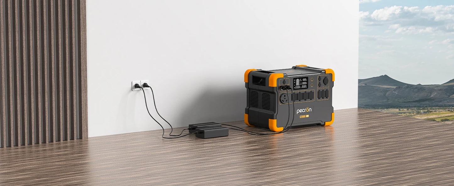 Pecron E2000LFP Portable Power Station 1920Wh Expandable to 8064Wh LiFePO4 Battery 2000W Solar Generator for Home, Camping, RV - SolarFlares Generators