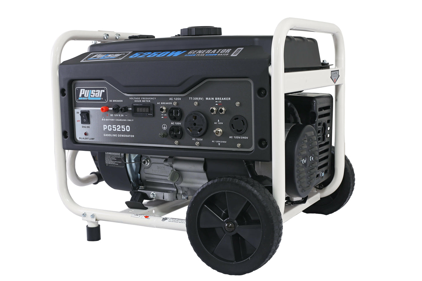 Pulsar 5250 Peak Watt Gas-Powered Portable Generator - SolarFlares Generators