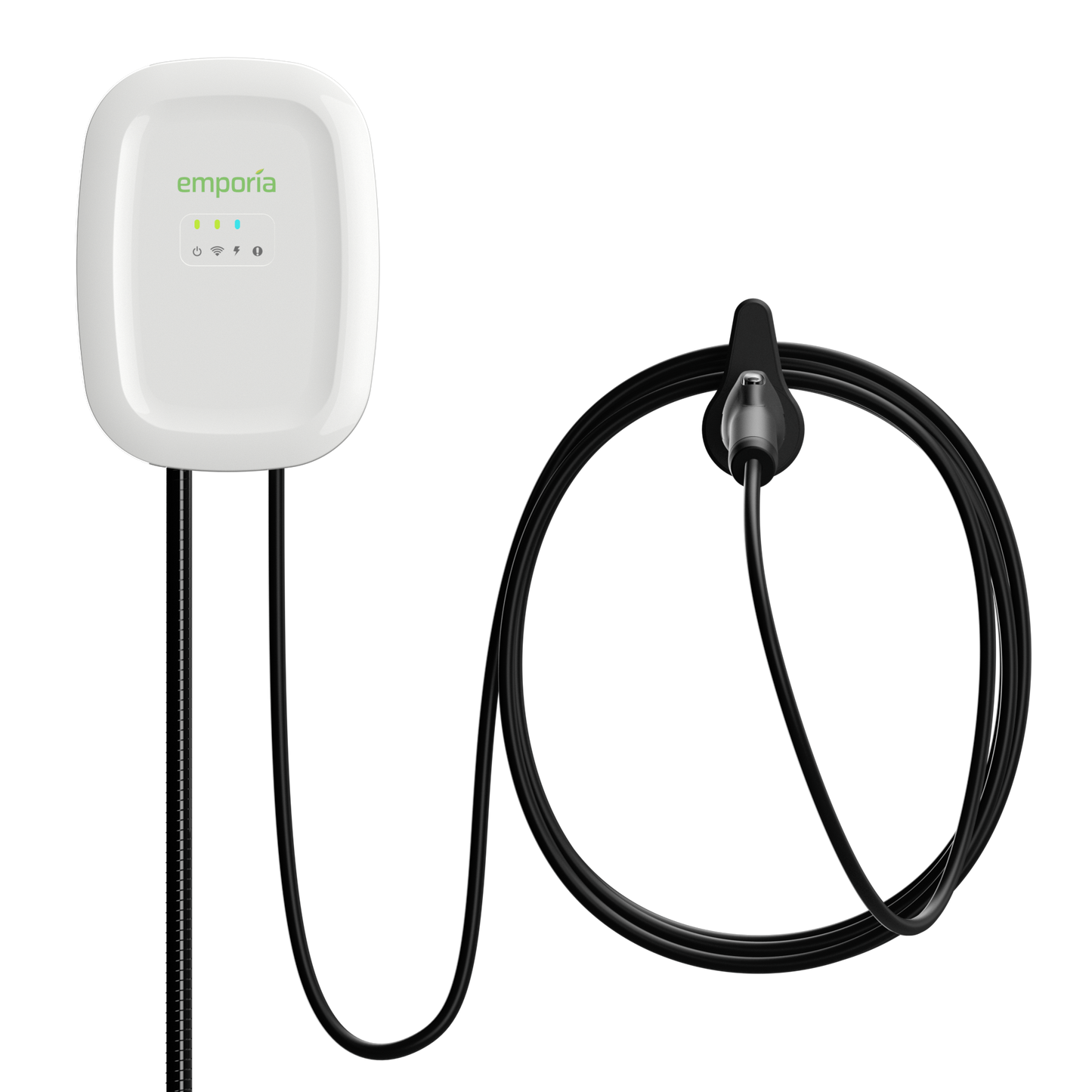 Classic EV Charger, White,40A NEMA 14-50,J1772