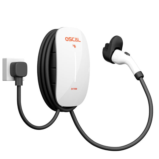OSCAL EV7000 Level 2 EV Charger – 7kW 32A Smart Home Charging Station