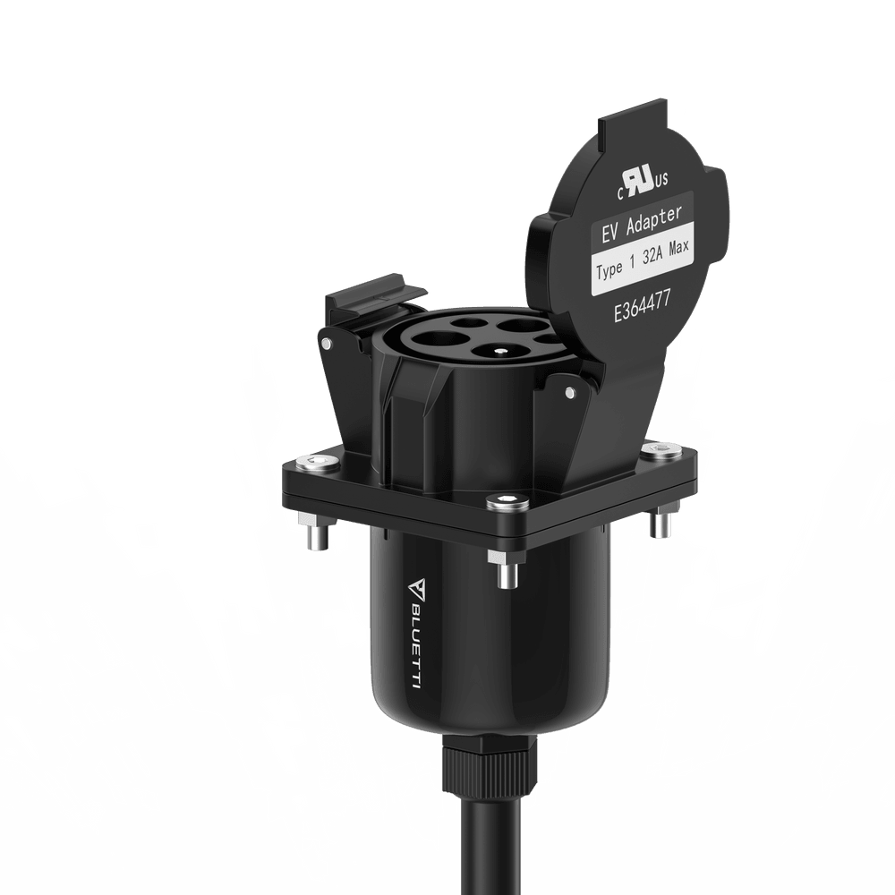 BLUETTI EV Charger Adapter – Type 1 EV Station Charging Cable for Portable Power Stations