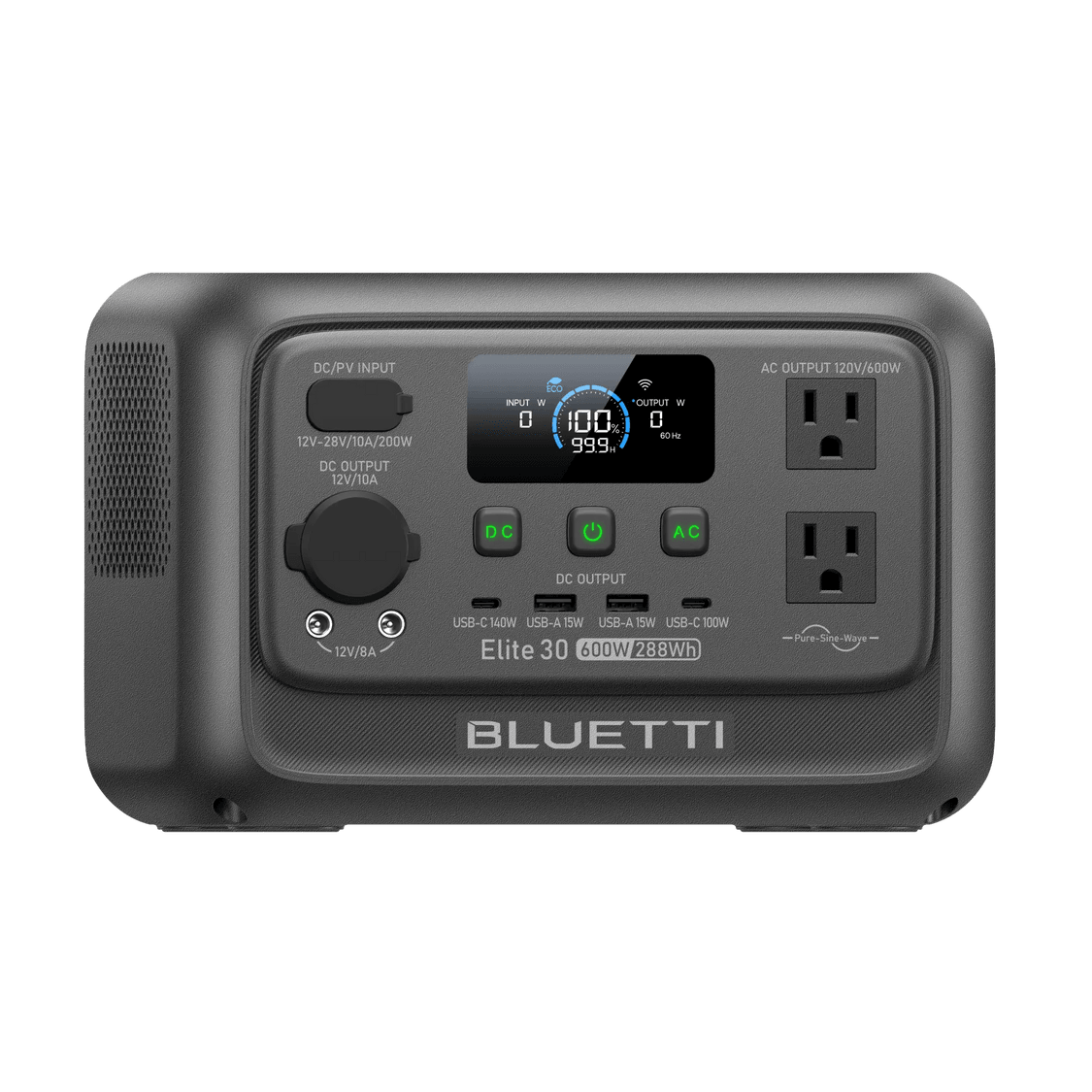 BLUETTI Premium 30 V2 Portable Power Station 320Wh LiFePO4 600W Pure Sine Wave UPS