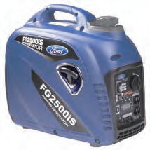 Ford NUT_FG2300is 2300 Watt Portable Gasoline Super Quiet Inverter Generator FG2300iS, Blue - SolarFlares Generators