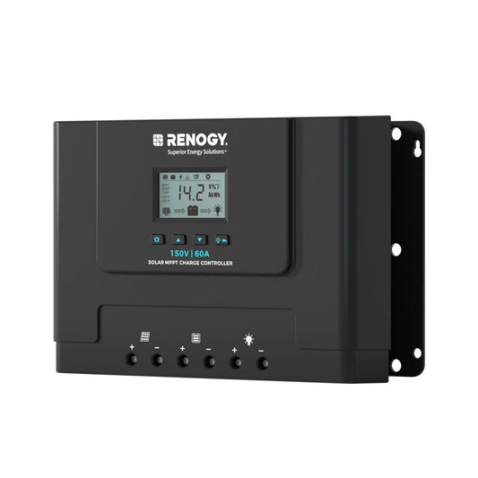 Renogy Rover Lite 60A MPPT Solar Charge Controller 12V/24V/36V/48V Auto Detect with LCD Display