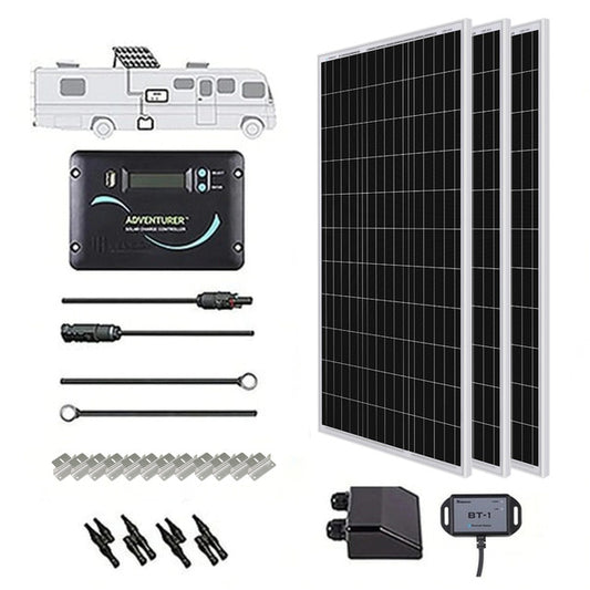 300 Watt 12 Volt Solar RV Kit