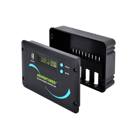 30Amp Adventurer Li PWM Flush Mount Charge Controller w/ LCD Display