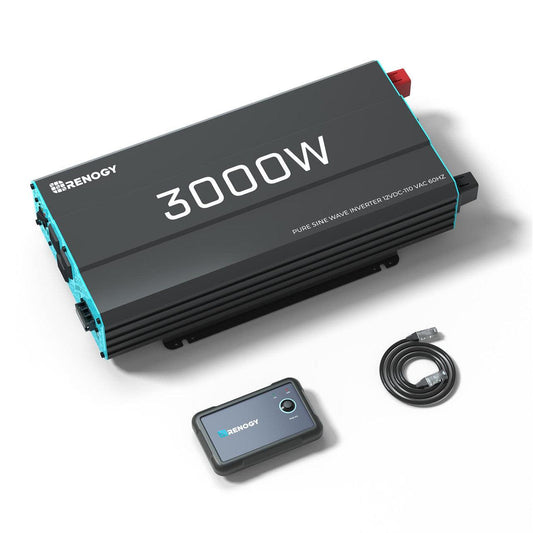 3000W 12V Pure Sine Wave Power Inverter, New Edition DC to AC Converter