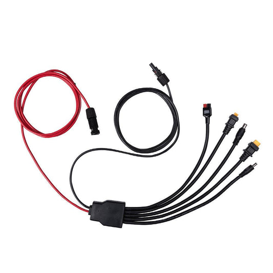 Renogy 8FT 14AWG 5-to-1 Solar Panel Parallel Adapter Cable MC4 Combiner