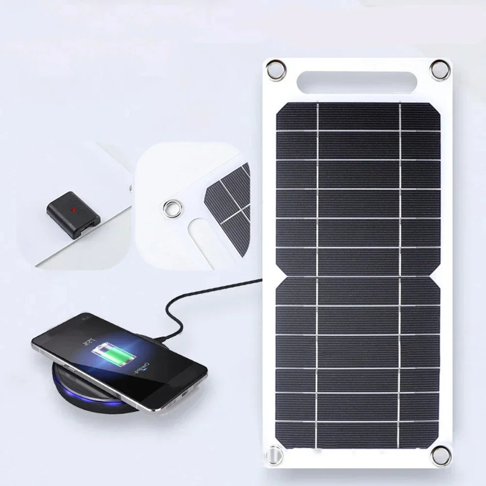 35W SunPower Portable Solar Panel – 5V USB Solar Charger with Safe Stabilized Output for Phones, Power Banks, Outdoor Camping, Home, RV, and Travel – Lightweight & Foldable – Ideal Gift - SolarFlares Generators