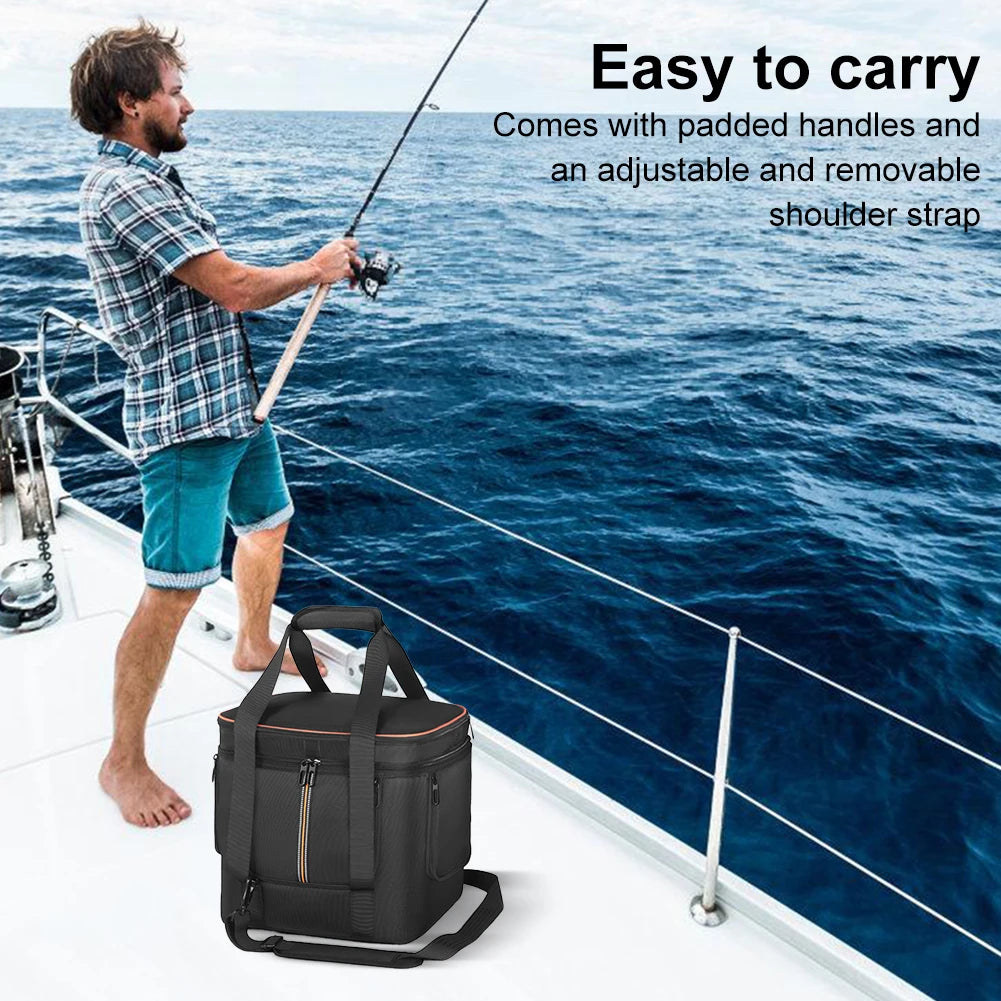 Portable Carrying Case for Jackery Explorer 2000 V2/1000 v2/240 v2/300 Plus Travel Bag Waterproof with Shoulder Strap & Handle - SolarFlares Generators