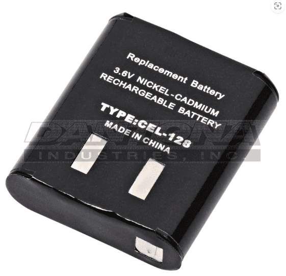 Rechargeable Battery 3.6V 700mAh NiCd with durable black casing, designed for efficient energy storage in small electronics. Reliable power solution for various devices.