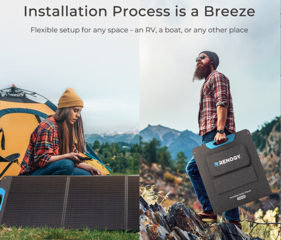 E.FLEX-CORE 200W Portable Solar Panel