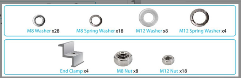 Single Side 27.4in Pole Mount Support For Solar Panel - SolarFlares Generators
