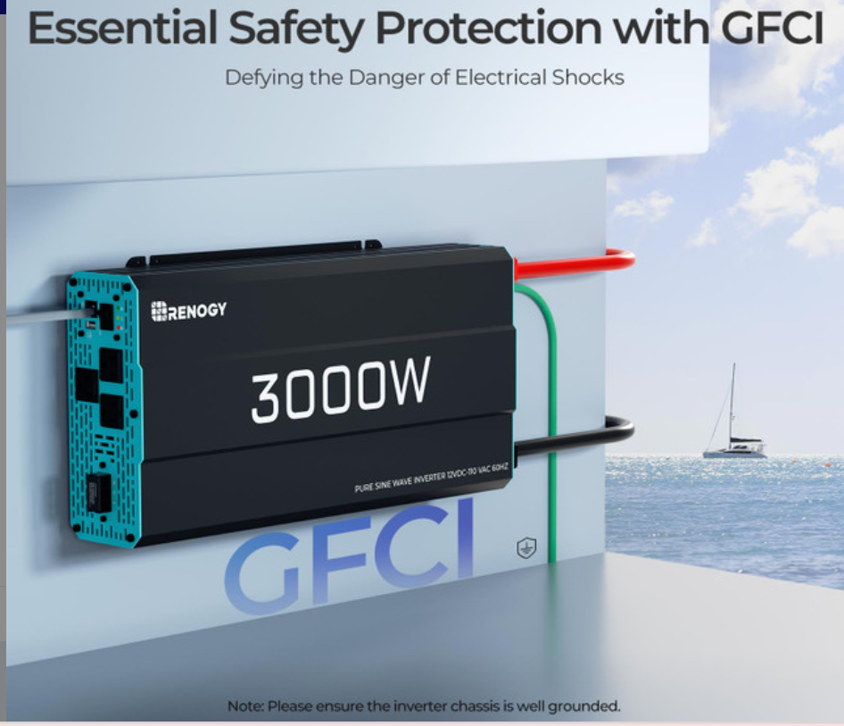 3000W 12V Pure Sine Wave Inverter (New Edition) - SolarFlares Generators