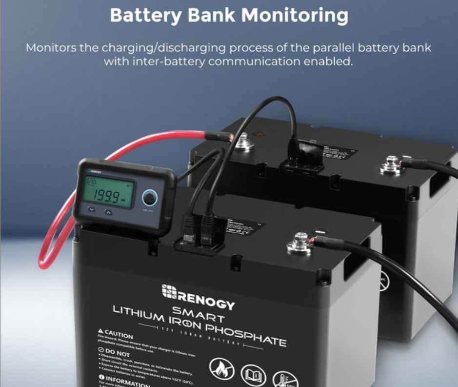 Monitoring Screen for Smart Lithium Battery Series - SolarFlares Generators