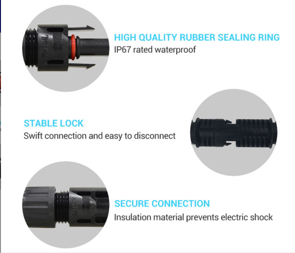 Extension Cable For Solar Power System