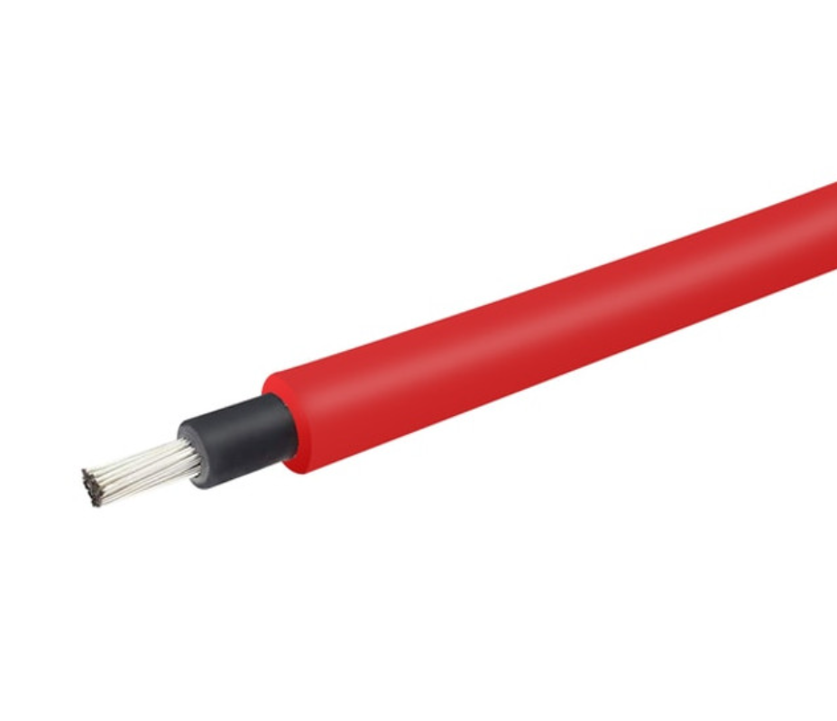 Solar Extension Cables With MC4 Connectors One Pair Red+Black - SolarFlares Generators