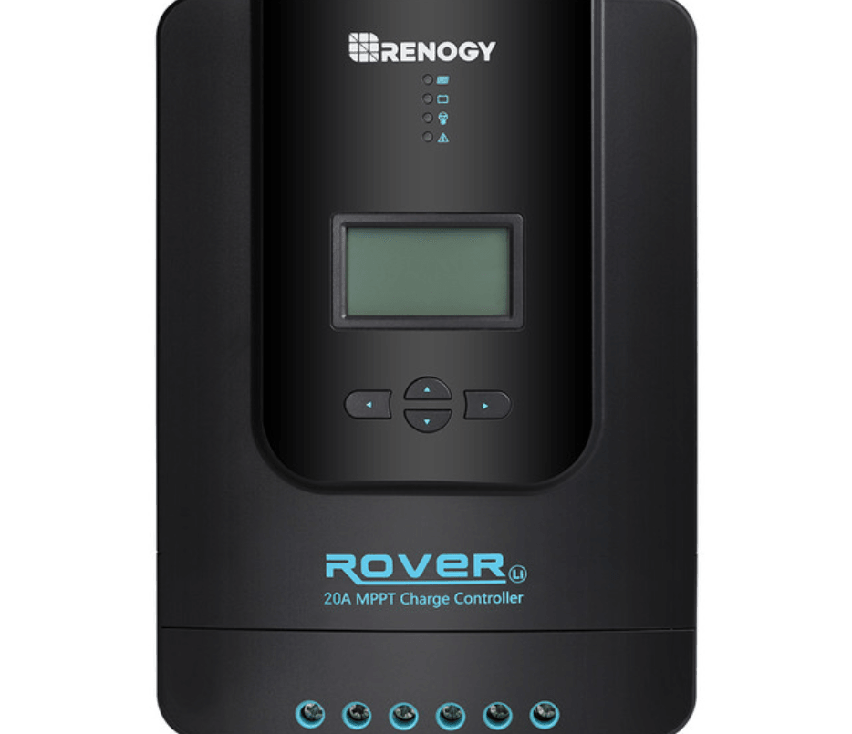 Renogy Rover 20A MPPT solar charge controller for SolarFlares Generators
