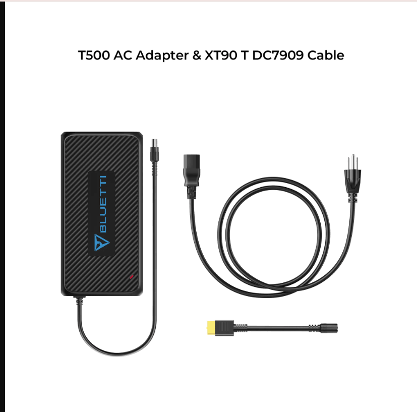 T500 AC Adapter - SolarFlares Generators