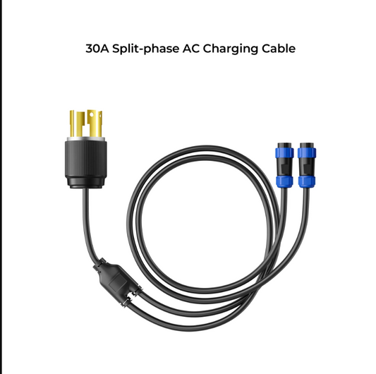 30A AC Charging Cable for AC300/EP500 Pro - SolarFlares Generators