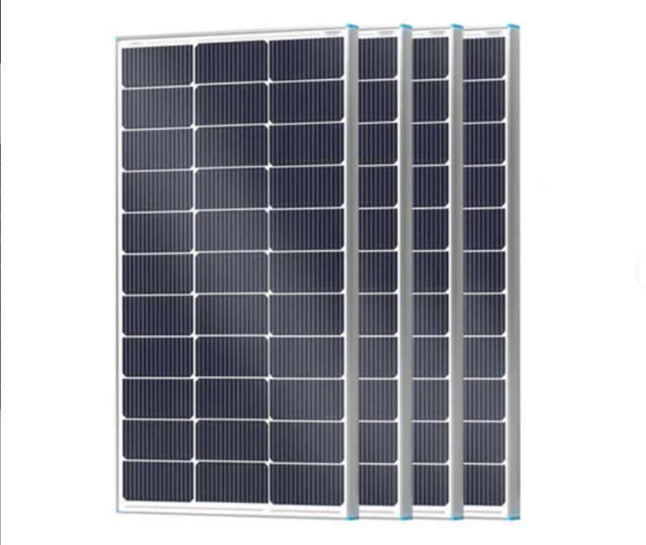 100W Rigid Solar panel 4 pcs(Topcon)