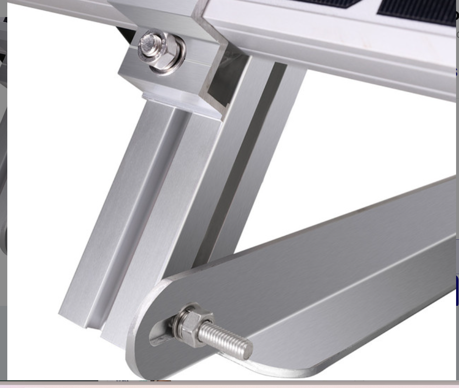 Single Side 27.4in Pole Mount Support For Solar Panel