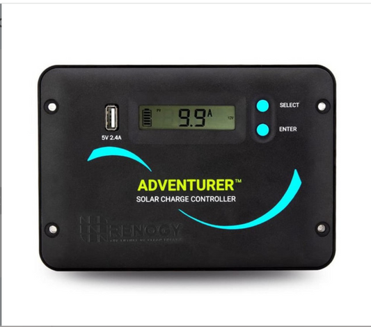 Adventurer Li 30A PWM Flush Mount Charge Controller w/ LCD Display 12V/24V