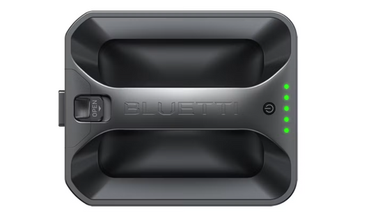 Overhead view of the Bluetti batter.