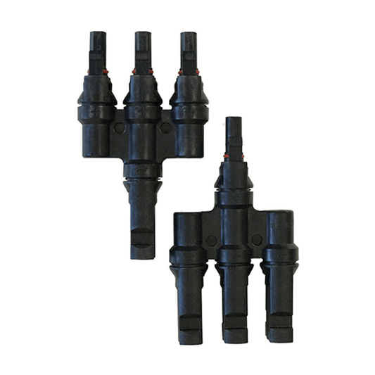 Solar Branch Connectors MMMF + FFFM Pair, Parallel Y Connector Set for Solar Panels