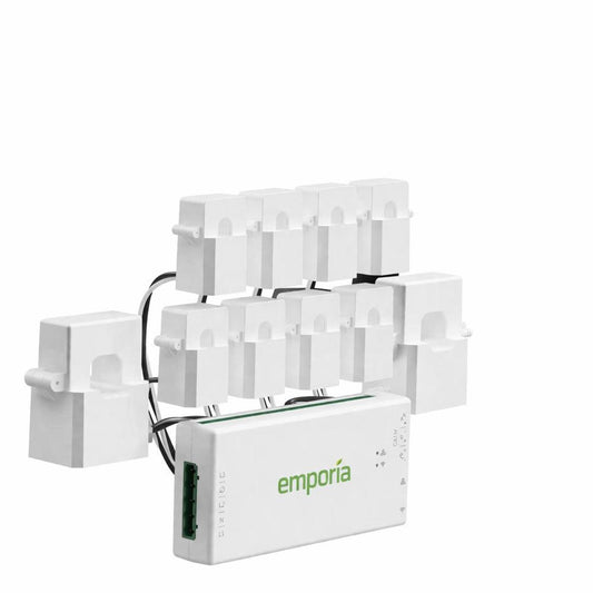 Emporia Vue 3 Whole-Home Energy Monitor Gen 3 Split-Phase 120/240V 8-Sensor Edition