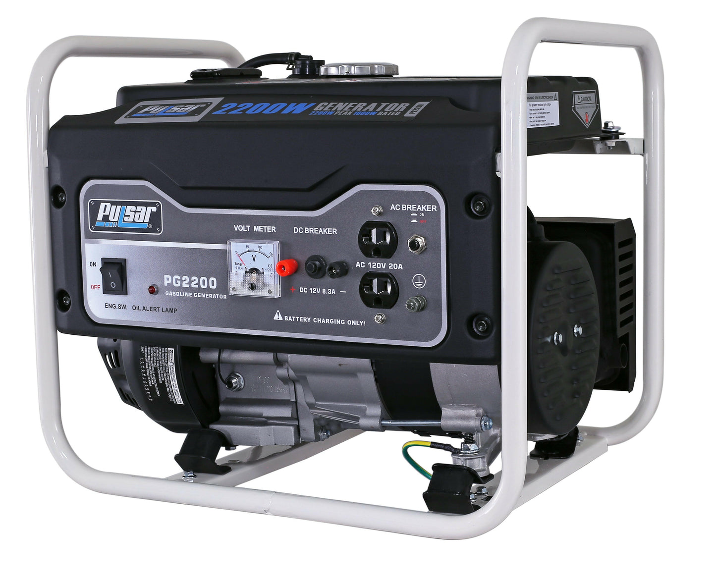 Pulsar Products 2,200-watt Gasoline-powered Portable Generator - SolarFlares Generators