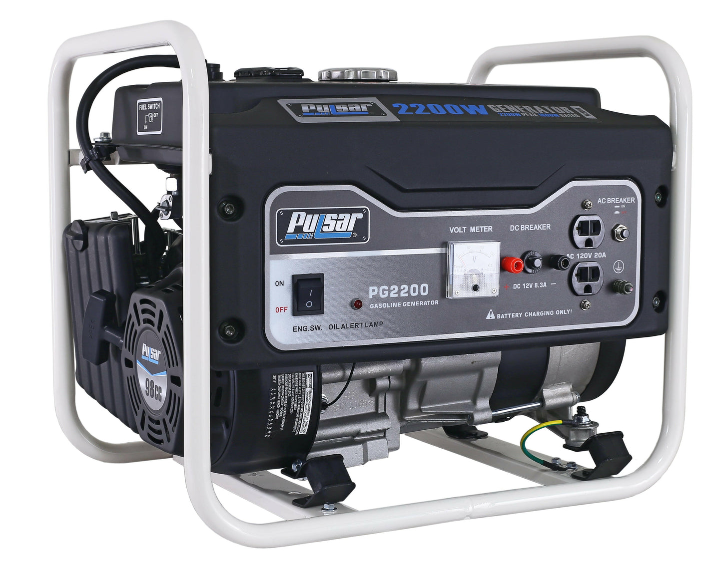 Pulsar Products 2,200-watt Gasoline-powered Portable Generator - SolarFlares Generators