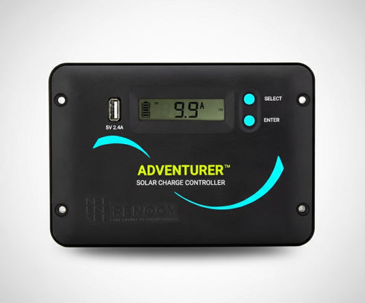 Adventurer Li 30A PWM Flush Mount Charge Controller w/ LCD Display 12V/24V
