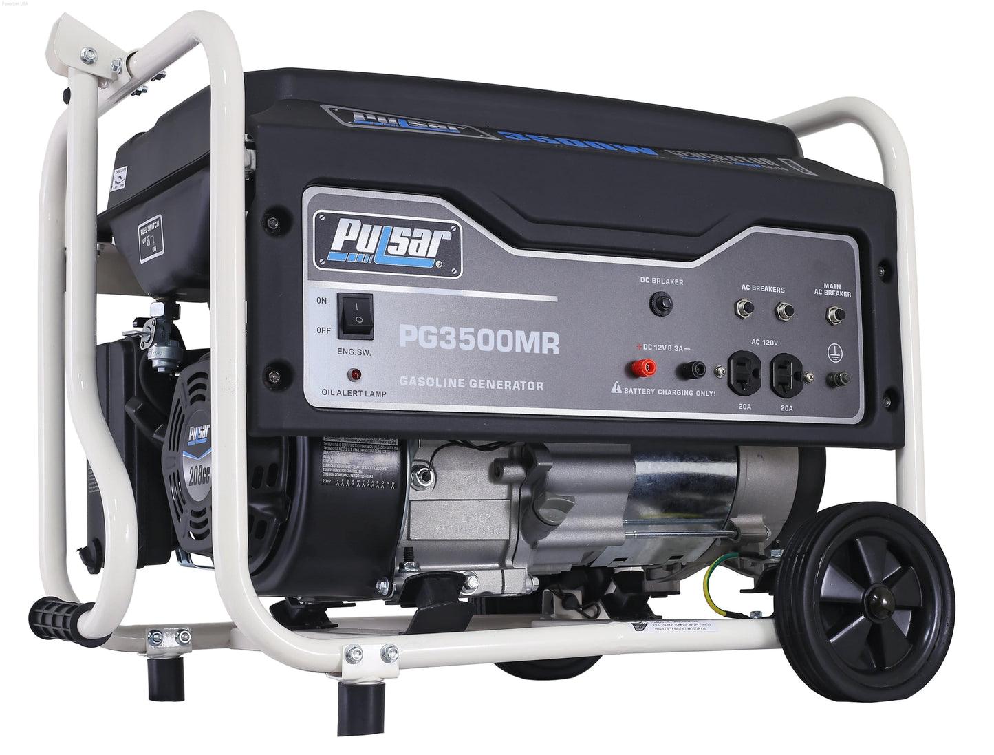 Pulsar 3500W Portable Generator – Reliable Backup Power for Home & Job Sites