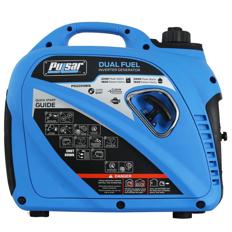 Pulsar Parallel Ready Dual Fuel Portable Inverter Generator