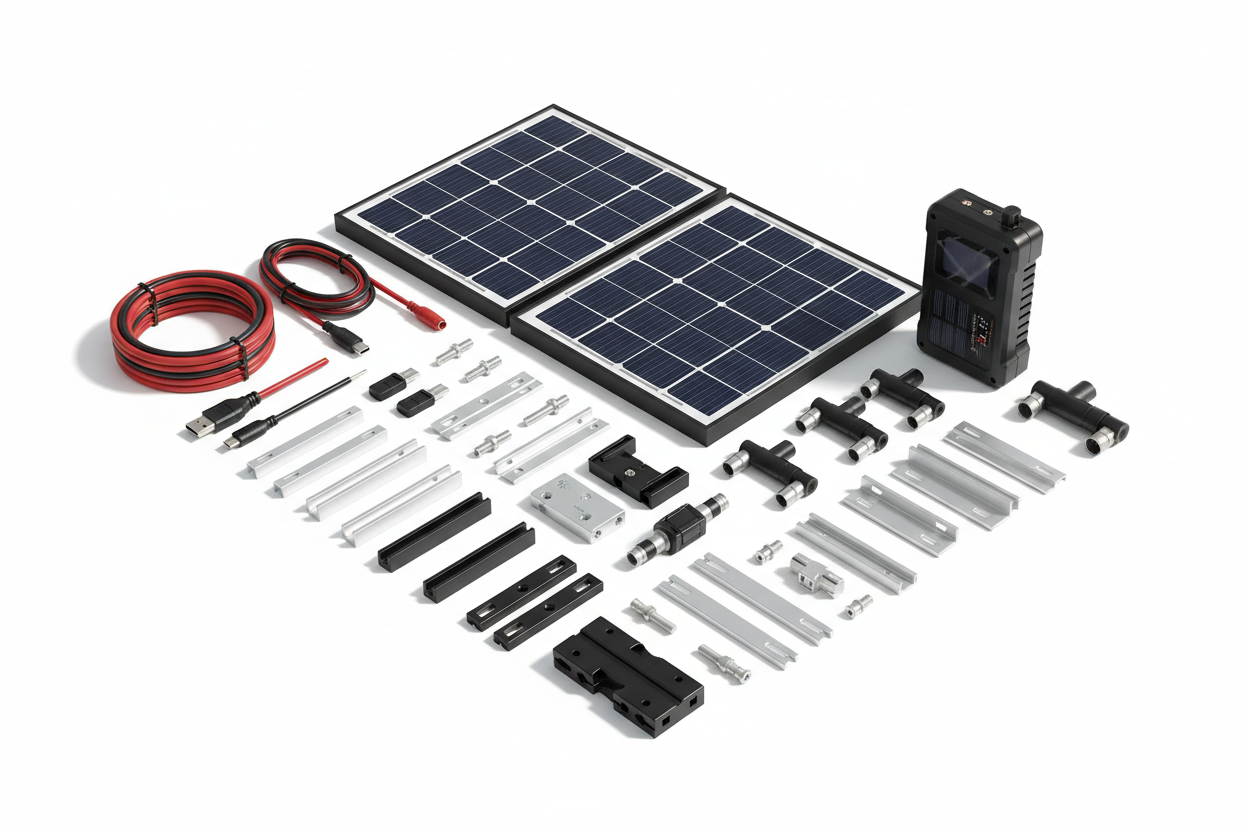 Accessories to instal solar panels