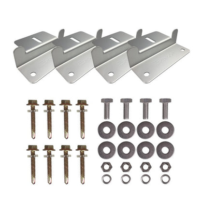 4 Pack Solar Panel Mounting Z Bracket
