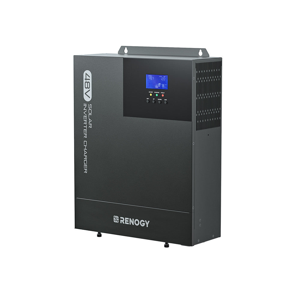 Solar Inverter Charger Renogy 48V 3500W Pure Sine Wave Solar Inverter Charger