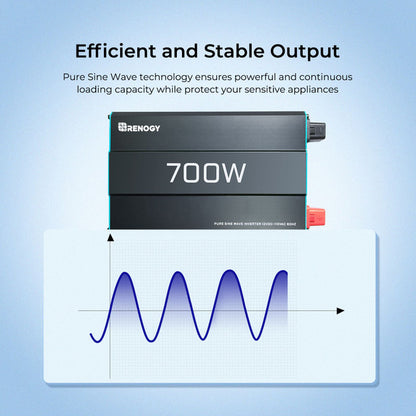 700W Pure Sinusoidal Inverter, 120Vac
