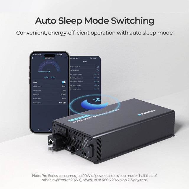 PRO 3000-Watt 12-Volt Pure Sine Wave Inverter w/ EcoSleep Mode